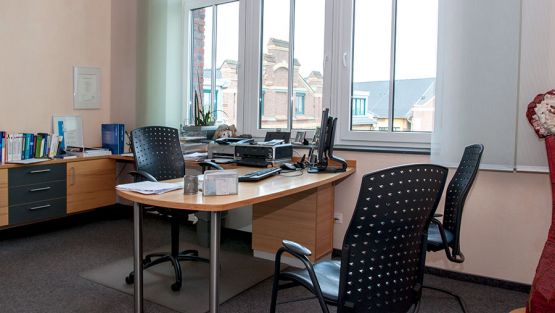 Besprechungszimmer Urologie Kempen Aufklärungsgespräch zur Vasektomie